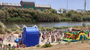 La bicicleta envaeix el Prat per celebrar la "Festa del Riu i la Bicicleta"