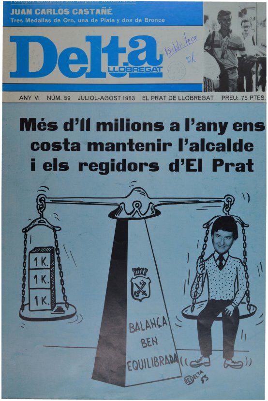 Periòdic Delta, edició nº 59: juliol-agost 1983
