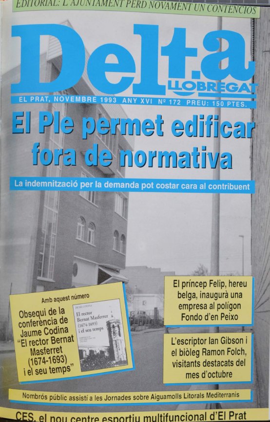 Periòdic Delta, edició nº 172: novembre 1993
