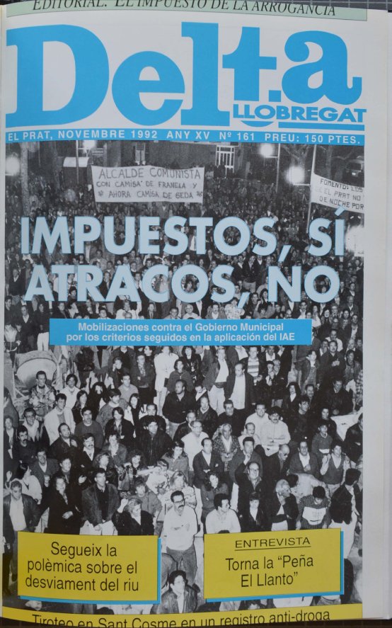 Periòdic Delta, edició nº 161: novembre 1992