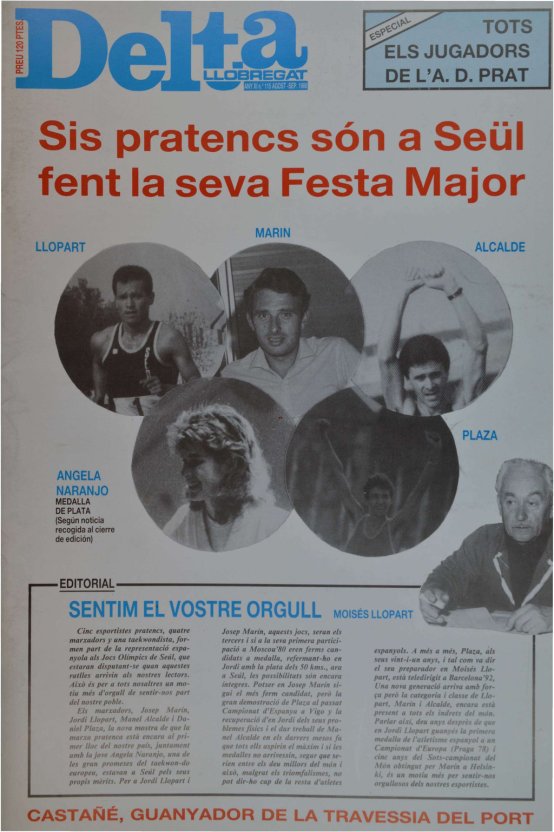 Periòdic Delta, edició nº 115: agost-setembre 1988