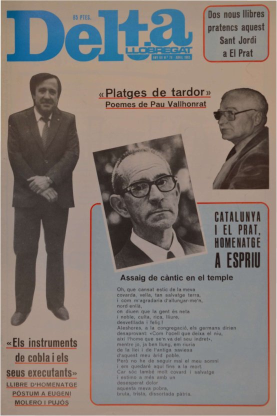Periòdic Delta, edició nº 78: abril 1985