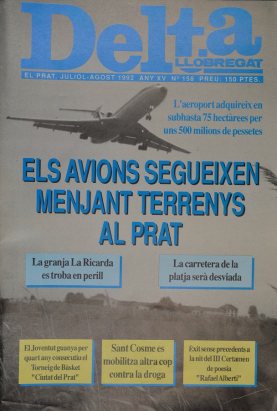 Periòdic Delta, edició nº 158: juliol-agost 1992