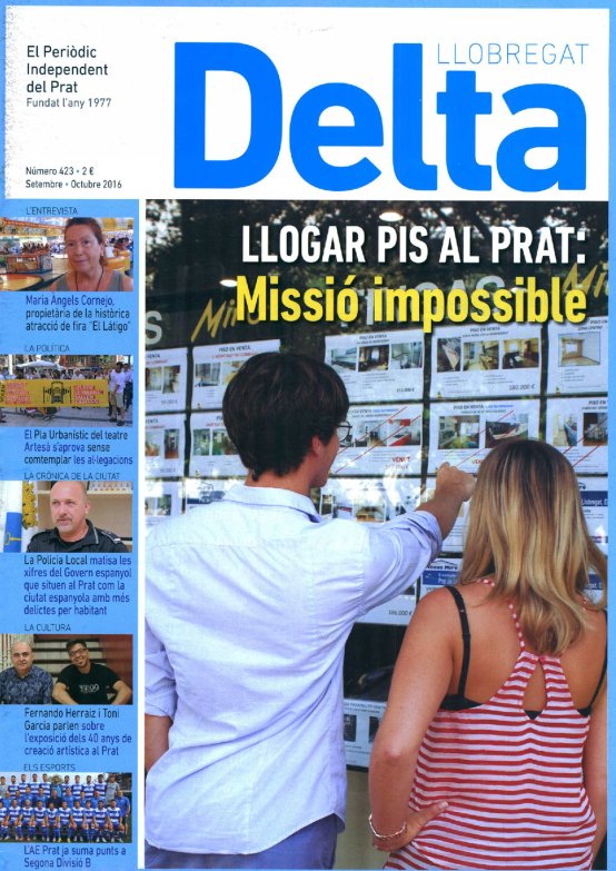 Delta - edició nº 423: setembre - octubre 2016