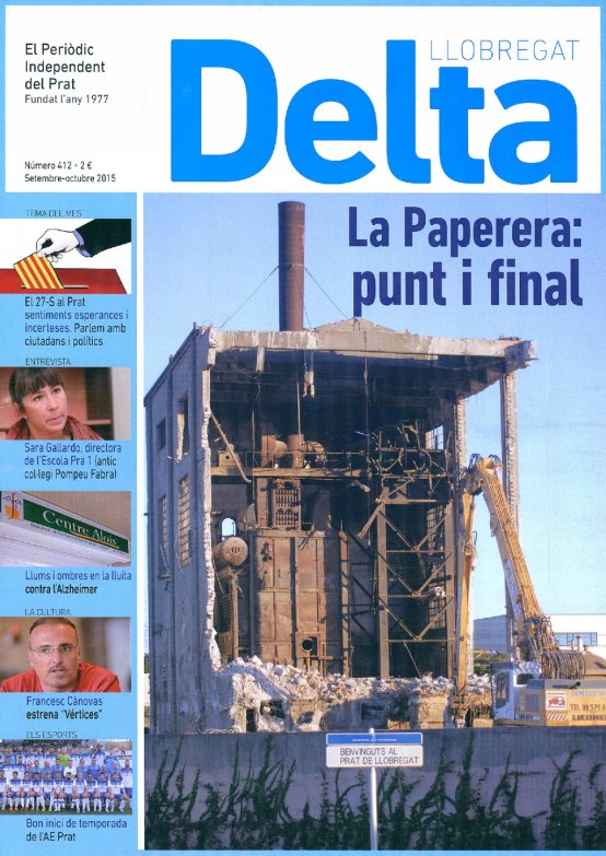Delta - edició nº 412: setembre-octubre 2015