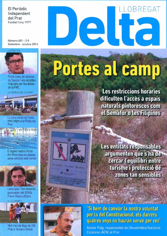 Delta - edició nº 401: setembre - octubre 2014