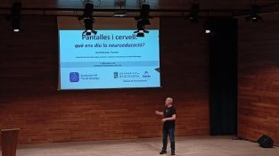 David Bueno durant la conferència