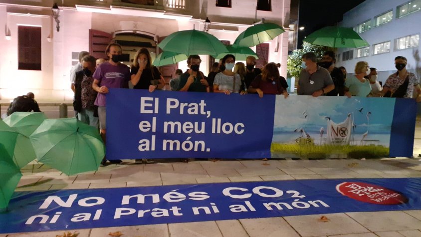 Concentració a la plaça de la Vila