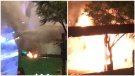Incendi d'un bus L10 a Ctra. de la Marina