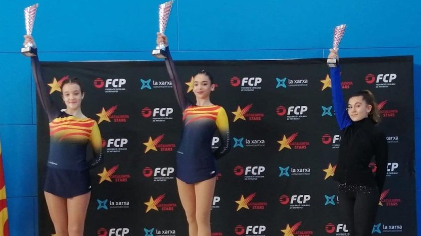 La patinadora del CPA Sagnier va aconseguir la tercera posició del podi