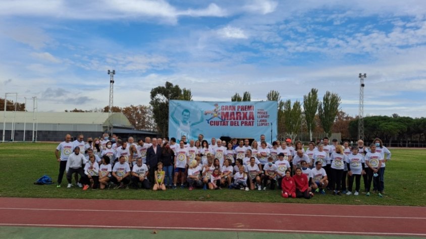 Marchadores dels últims 50 anys han homenatjat a Jordi Llopart