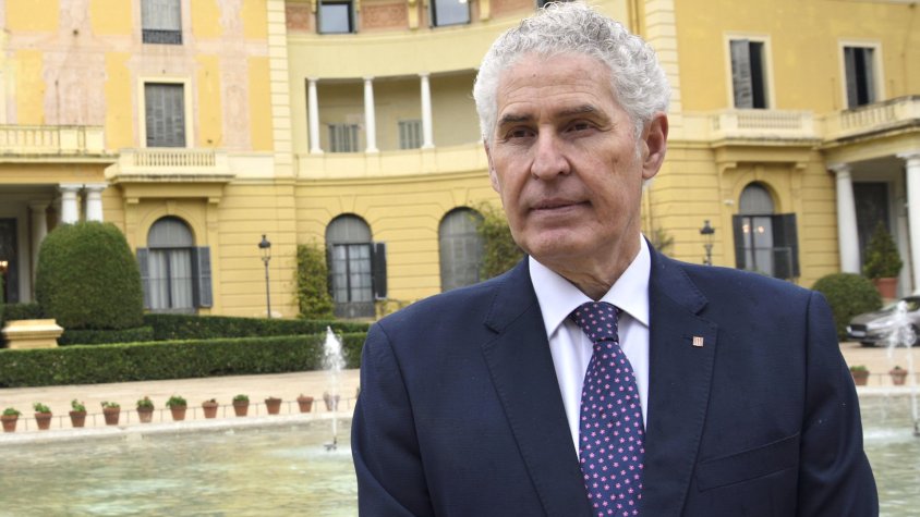 Carles Fabró, al Palau de Pedralbes