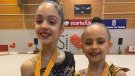 Erin Adan or i Alma Martín plata a la Final de la Copa Catalana de Rítmica