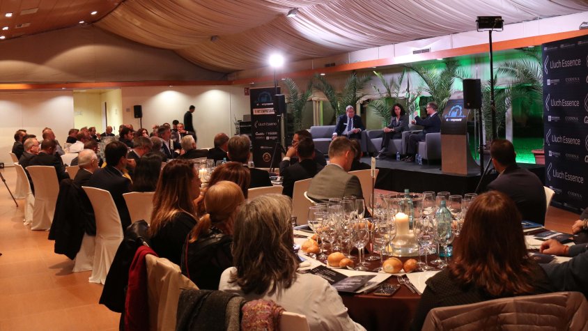 Saló de l'Acadèmia Sánchez-Casal, durant el sopar de la II Nit Empresarial, el 2019