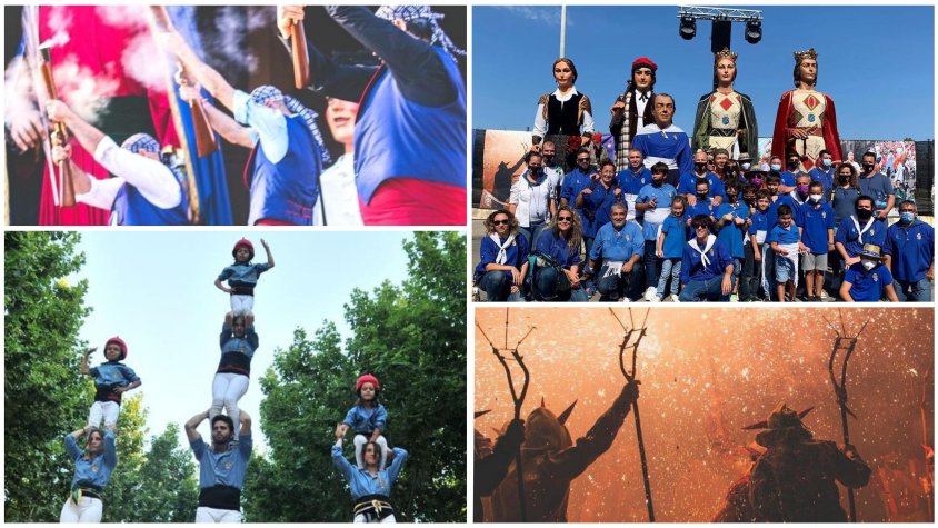 Diverses colles pratenques de cultura popular