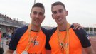 Els germans Lorente i Tyrone Donaire, campió i subcampions de Catalunya absoluts d'atletisme