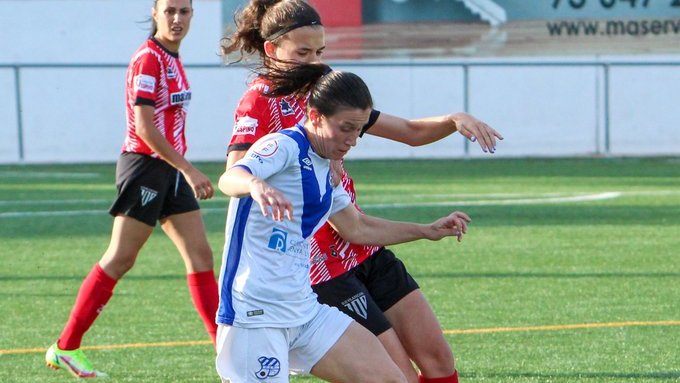 Jéssica García en uno de los encuentros disputados esta temporada
