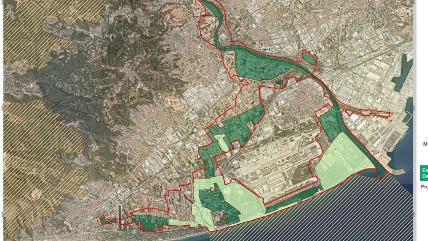 En verd fosc, les zones que la Generalitat preveia convertir en ZEPA