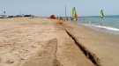 La regeneració de la sorra de les platges del Prat acabarà entre el 16 i el 20 de juliol