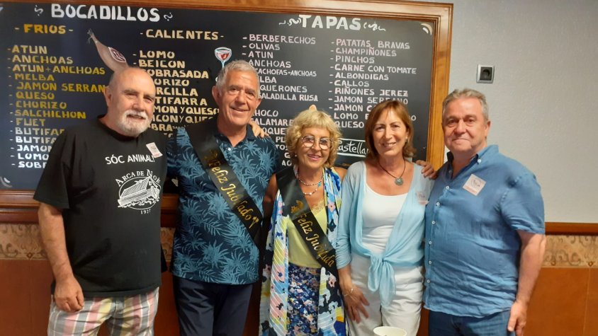 Festa de jubilació del Miguel i la Rosa a La Castellana