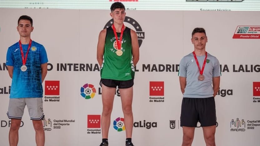 Oscar, en el Gran Premi Internacional de Marxa de Madrid