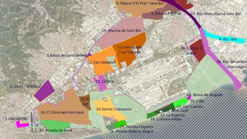 El mapa de la futura zona ZEPA