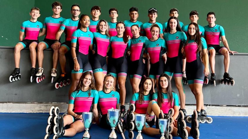 Bona actuació del patinatge de velocitat pratenc a la Lliga Nacional de Clubs