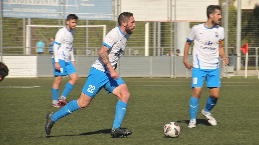 El Prat se desmontó en el minuto 70 del encuentro ante el Peña Deportiva