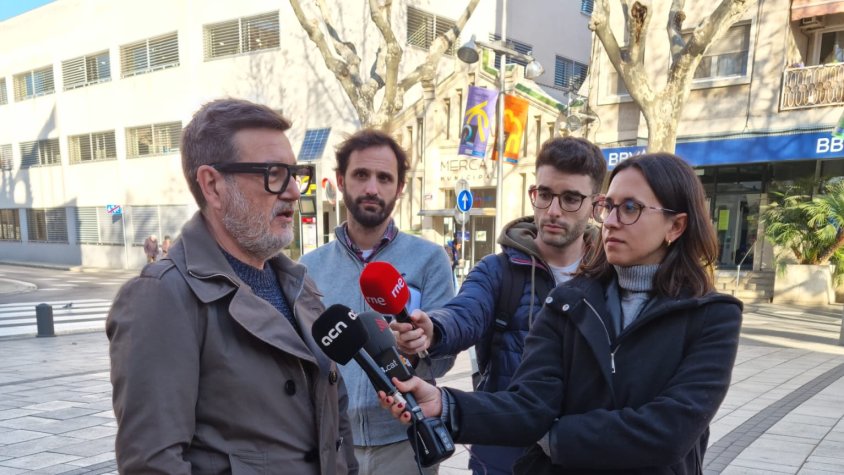 L'alcalde, a la roda de premsa convocada aquest dimecres a la tarda a la plaça de la Vila