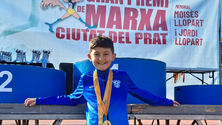 L'Arnau Miralles doble campió de Catalunya, en ruta i en pista coberta