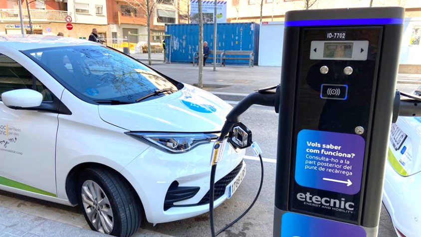 Presentació del nou servei de vehicles elèctrics compartits al Prat