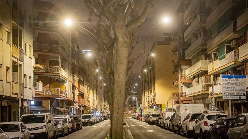Nou enllumenat als carrers del Prat