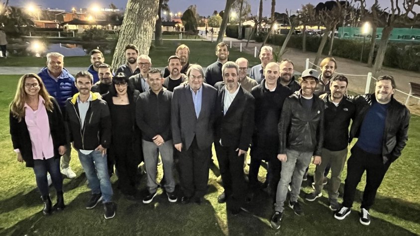 El primer acte del Gremi de Restauradors del Prat es va fer a l'Emilio Sánchez Academy