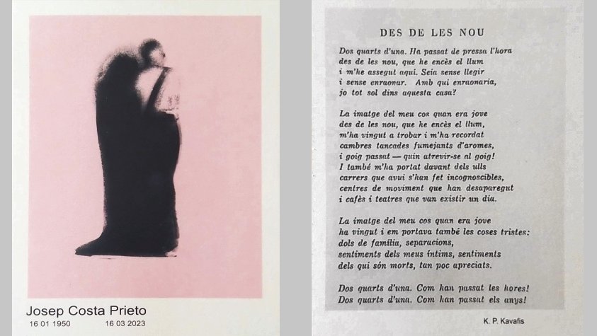 Recordatori de Josep Costa