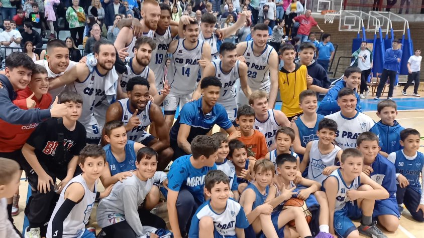 El CB Prat es proclama campió del grup Est de LEB Plata