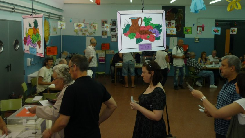 Eleccions municipals a l'escola Jacint Verdaguer