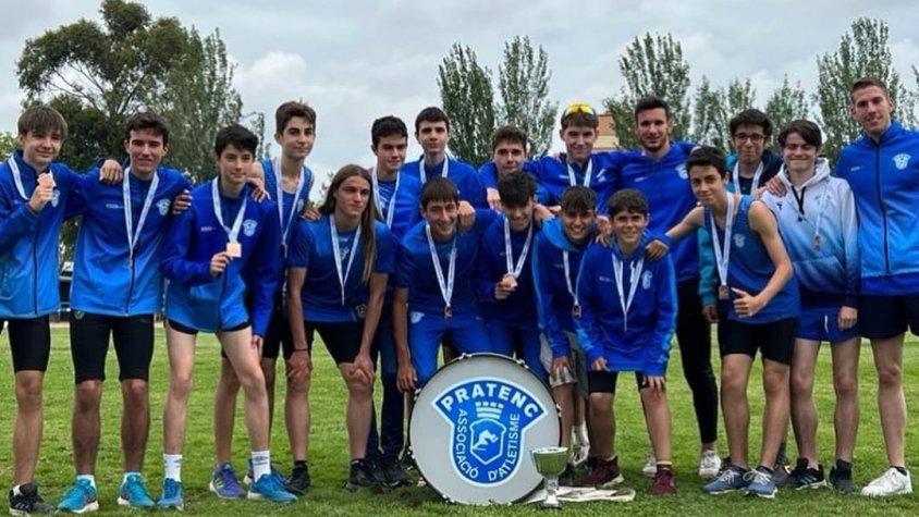 L'equip sub 16 del Pratenc va guanyar la medalla de bronze
