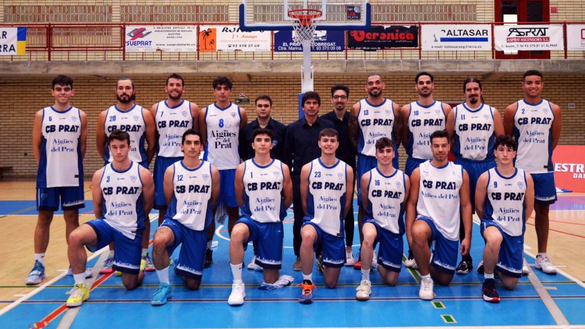 L'equip sènior A del CB Prat