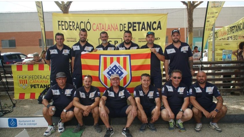 L'equip del Club Petanca Prat va ser quart en el play off de la Lliga Catalana