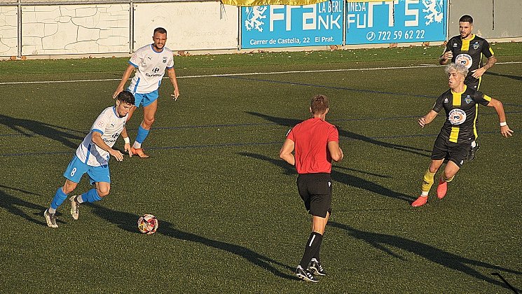 A pesar de la derrota, los pratenses volvieron a transmitir ayer buenas sensaciones como ya lo hicieron dos semanas antes ante la Montañesa y Perelada