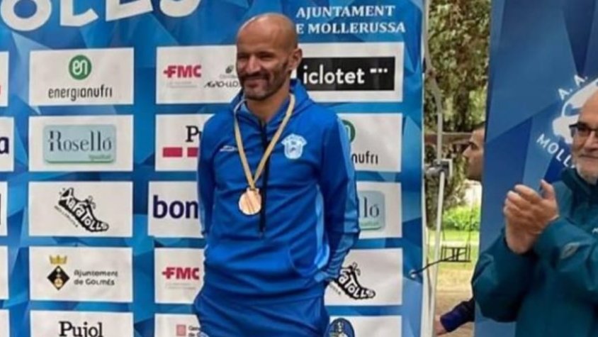 Khtira al podi del Campionat de Catalunya