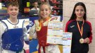 Nora El Harche, Biel Silva i Jana Palacios, campions d'Espanya per clubs de taekwondo