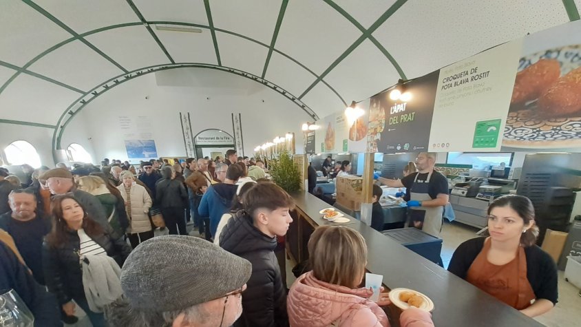 L'interior de la granja la Ricarda acolliria en un futur el Centre d'Interpretació del Territori