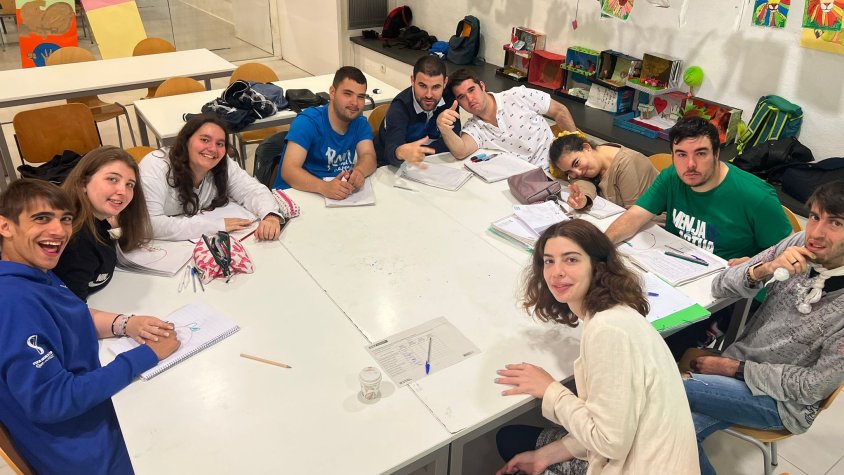 Participants d'una edició anterior del programa Inclusió Jove