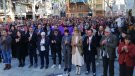 Condemna multitudinària del Prat als assassinats masclistes d'una mare i els seus dos fills
