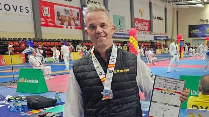 El màster José Ramon Domínguez, plata a l'Open d'Espanya de Taekwondo