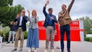 Salvador Illa, tranquil sobre les negociacions al Parlament, fa campanya al Parc Nou
