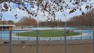 Recta final de les obres del nou patinòdrom del Parc Nou