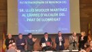 Mijoler s'acomiada de l'alcaldia en un multitudinari ple al Cèntric