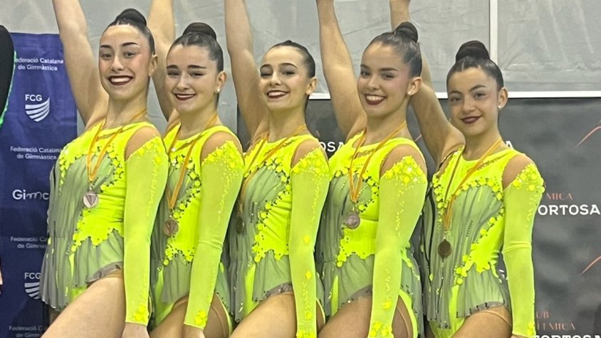 Laura Punzano, Lucía Revilla, Júlia Alcántara, Marina Fuentes i Julieta Romero del CCR Gavà